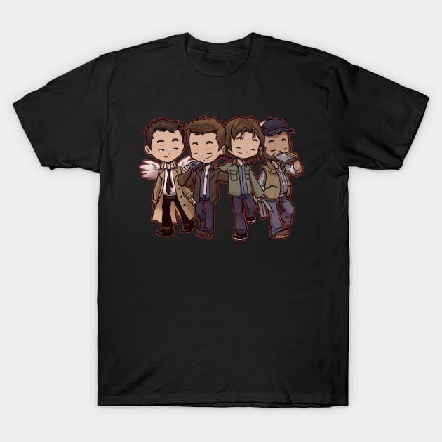 Supernatural Buddies T-Shirt by Dooomcat